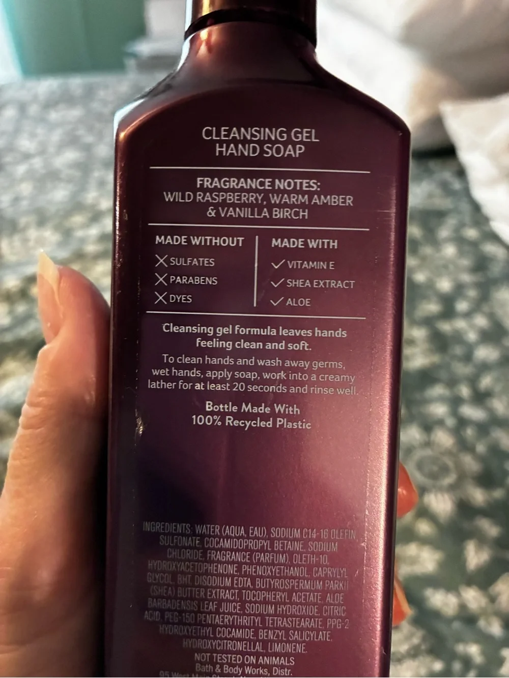 Bath & Body Works Autumn Drive Gel Hand Soap - Deep Purple Bottle  (4)